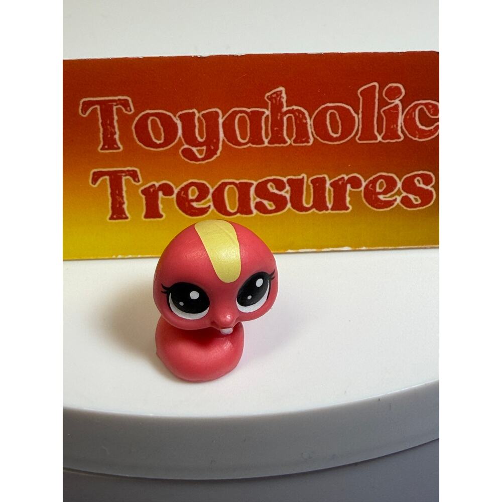 Littlest Pet Shop Teensy Kai Snako Pink Snake Tiniest LPS